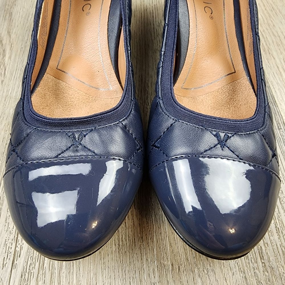 Nwob Vionic Ruby Quilted Leather Block Heel Pumps… - image 3